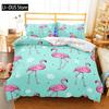 Rosa Flamingo Bettwäsche Set Einzelbett Twin Full Queen King Size Flamingo Bett Set Aldult Kinder Schlafzimmer Bettbezug Sets 3D Druck 012