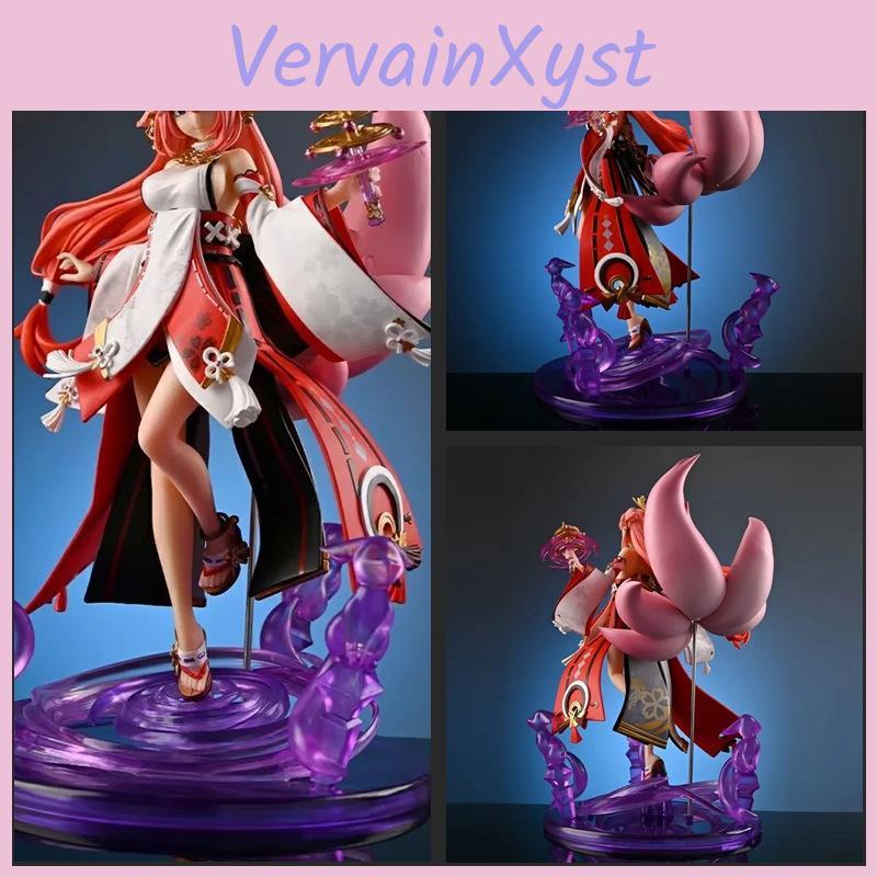 Figura in PVC di Alta Qualità di Yae Miko Genshin Impact Vergine del Santuario Modello da Collezione