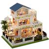 Tianyu DIY Miniature Villa Model Educational Assembly Toy - Creative Birthday Gift for Girls
