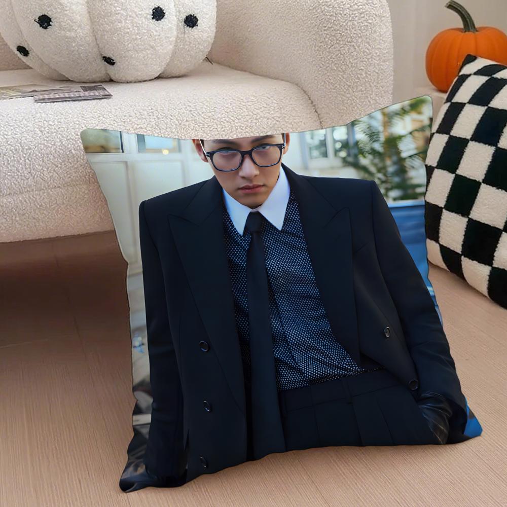 JJi Chang wook Cushion Cover Throw Pillow Cover Hidden Button Durable Polyester Chair Cushion