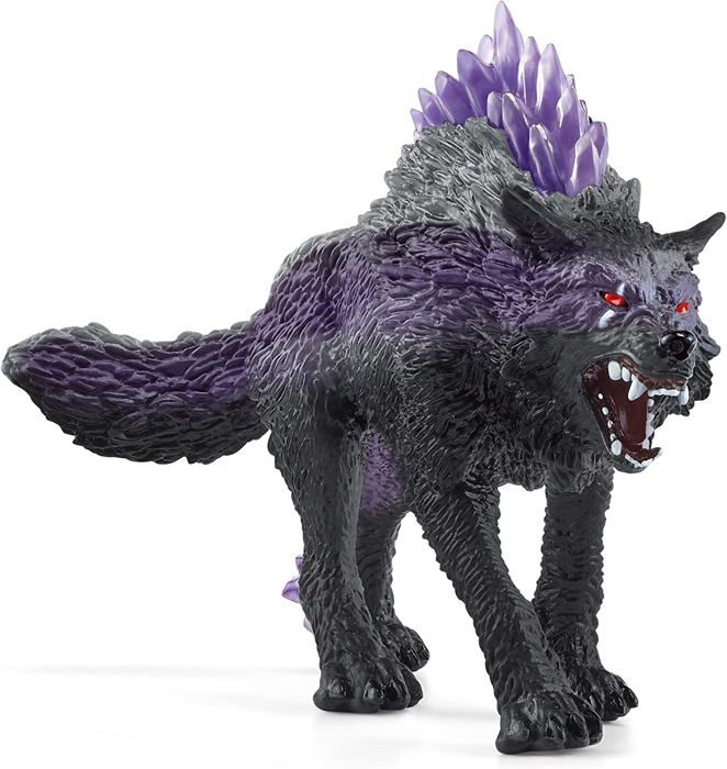 Figurine Loup des Ténèbres SCHLEICH Eldrador® 42554 - Violet - 14,5 x 5,5 x 9 cm
