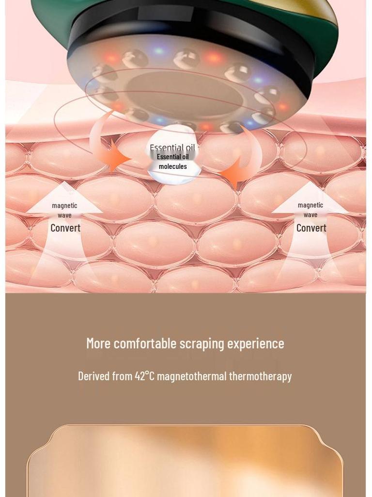 AUX Electric Gua Sha & Cupping Body Meridian Brush Device
