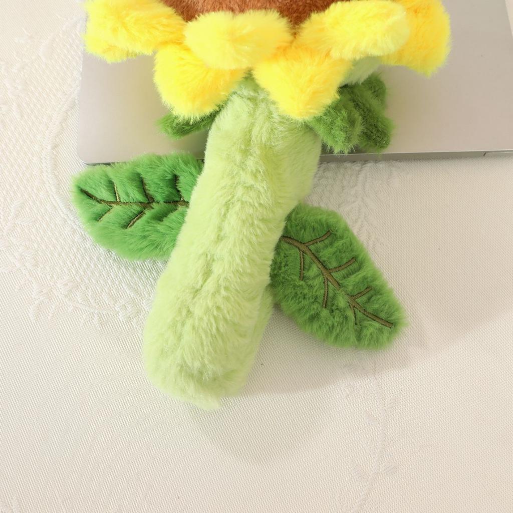 35cm/43cm Sunflower Plush Toy Soft & Cute Stuffed Flower with Happy Face Birthday Toys for Girlfriend Valentine's Day Gift Home
