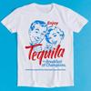 Enjoy Tequila The Breakfast Of Champions Joke Classic Retro Film Gamer Meme Movie Music Cool Gift Tee T Shirt K1213