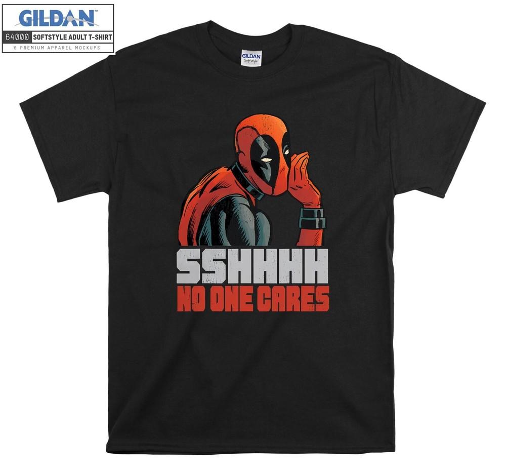 

Deadpool Funny Noone Cares T-shirt Gift T shirt Men Women Unisex Tshirt 6227 L