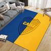 Club Atletico Boca Juniors2 Flannel Pattern Square Carpet,Area Rug,Carpet Rug for Living Room Bedroom Sofa Playroom Decor,Non-slip Floor Mat