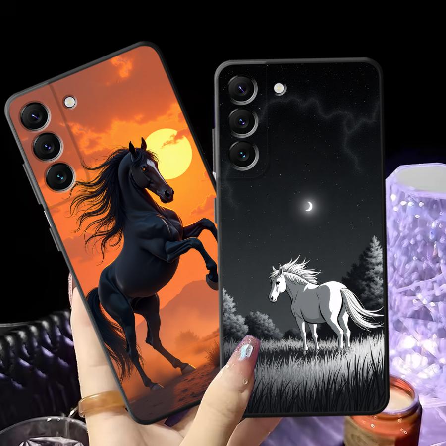 Phone Cover Case for Samsung Galaxy A05 A70 A06 A50 A52 A36 A53 A17 A25 A16 A55 A41 A57 A15 A73 A51 A37 A12 A23 A13 Sky Horse