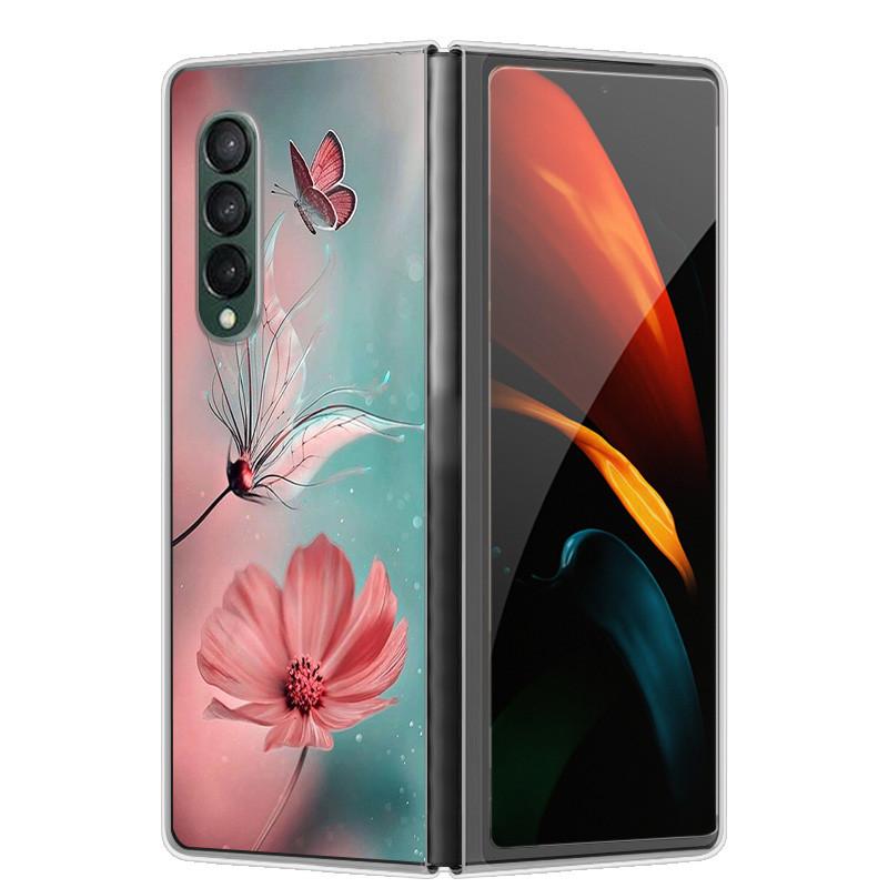 Etui na Samsunga Z Fold 5 Słodkie Modne Twarde Przezroczyste Etui na Telefon dla Samsunga Galaxy Z Fold5 5G ZFold 4 6 5G Powłoka Ochronna ZFold6