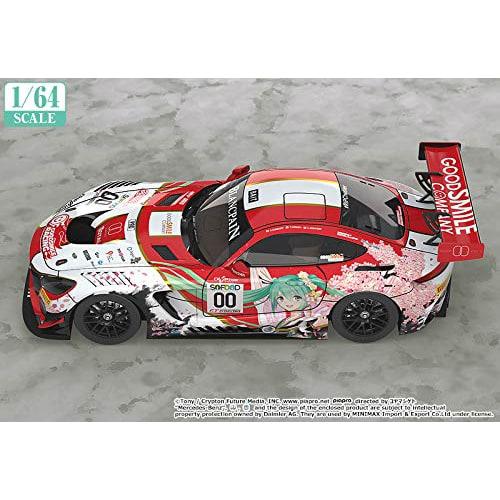 Hatsune Miku GT Project 1/64 Good Smile Hatsune Miku AMG 2017 SPA24H Ver. 1/64 Scale Die-cast Pre-painted Diecast Model Car