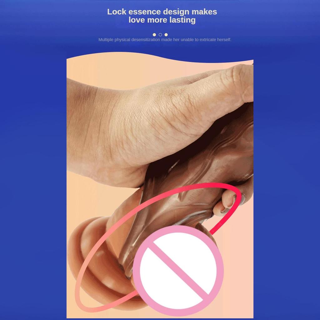 MELEON Realistic Penis Extension Cock Sleeve Reusable Silicone Penis Enlarger Delay Condoms For Adult Men Dildo Enhancer Sex Toys