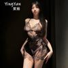 Sex Underwear Sexy Mesh Transparent Suspender Nightdress Perspective Lace Pure Desire Temptation Passion Suit Hot