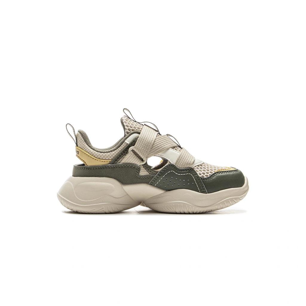 Li Ning Kids Sports Lifestyle Series Synthetic Leather Exquisite Versatile Comfortable Elastic Low-Top Training Shoes Kids Sneaker YKNV034-5