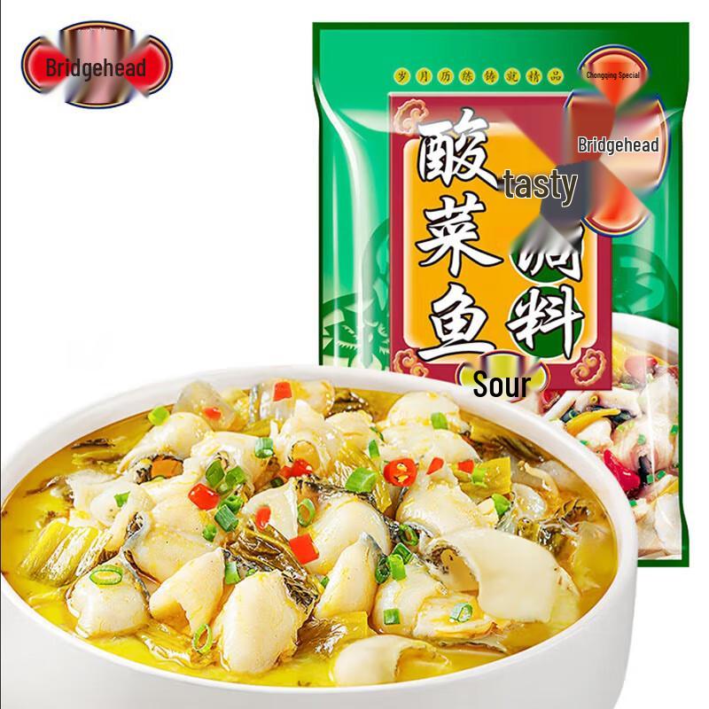 Qiaotou Pickled Cabbage Fish Seasoning 318g