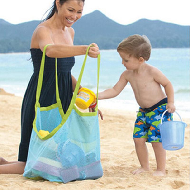 Children Protable  Beach Toys Bag Kids Beach Bag Toys Storage Bags Swimming Large Beach Mesh Pouch