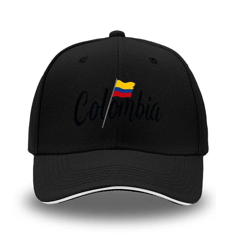 Sandwich Sandwich Print Colombia European American Hardtop Curved Along Baseball Hat Men's Outdoor Visor