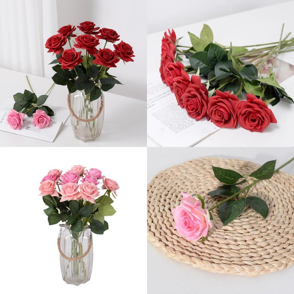 Highend Artificial Rose Flower With Textured Finish For Photography And Home Decor