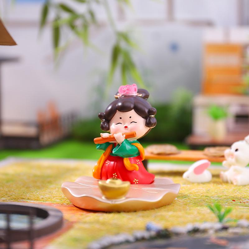 Şarap Dolabı ve Oturma Odası İçin Yaratıcı Retro Prenses Figür Dekorasyonu