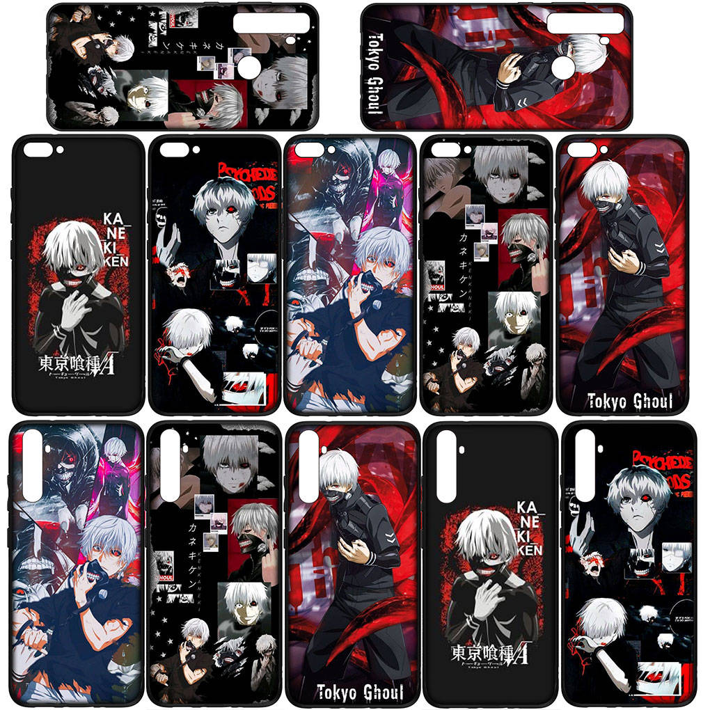 Cover for iPhone 16 15 14 Xiaomi Redmi Note 13 12 11 Pro Max X 10 8 9 XR Samsung Galaxy S24 S23 OPPO Huawei Comics Tokyo Ghoul Ken Kaneki Phone Case