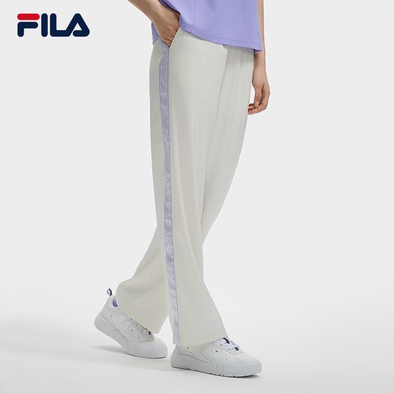 FILA Women's Side-Splice Wide-Leg Trousers