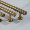 Antique Solid  Brass Knurled Handle Wardrobe Pulls Furniture Door Pull  Dresser Drawer
