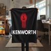 Kenworth, Couverture Flanelle à Motifs, Haute Qualité Confortable pour Toutes les Saisons, Décoration Intérieure, Chaleur et Confort, Parfaite pour les Cadeaux.