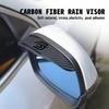 PVC Car Rear View Mirror Sticker Rain Eyebrow Rainproof Cover For Mazda MX-5 CX30 RX8 MX5 BK BL 5 CR CW 6 II GH CX-7 ER