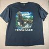 Vintage Screen Stars Best Men XXL Black Tennessee Eagle Single Stitch USA Unisex T-Shirt