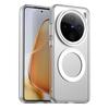 Candy Color Translucent Shockproof Phone Case For VIVO X200 Pro Mini Magnetic Wireless Charging TPU Frame Plastic Back Cover