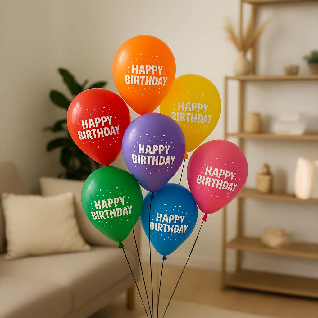 Bc Kolorowe Balony Lateksowe Urodzinowe Na Hel Powietrze Zestaw Na Imprezę 25X