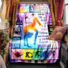 Gymnast Artwork Blanket Personalized Name Soft Comfortable Stylish Blanket Car Blanket Perfect For Travel Camping Outdoor Home Suitable For All