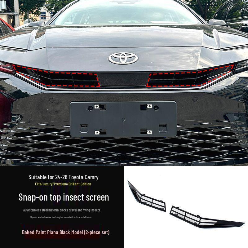 Защитная сетка на решетку радиатора Ninth Gen Toyota Camry Модели 24-25 Клипсовая версия