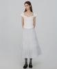 CHICKS Heart Neck Short Sleeve Ivory