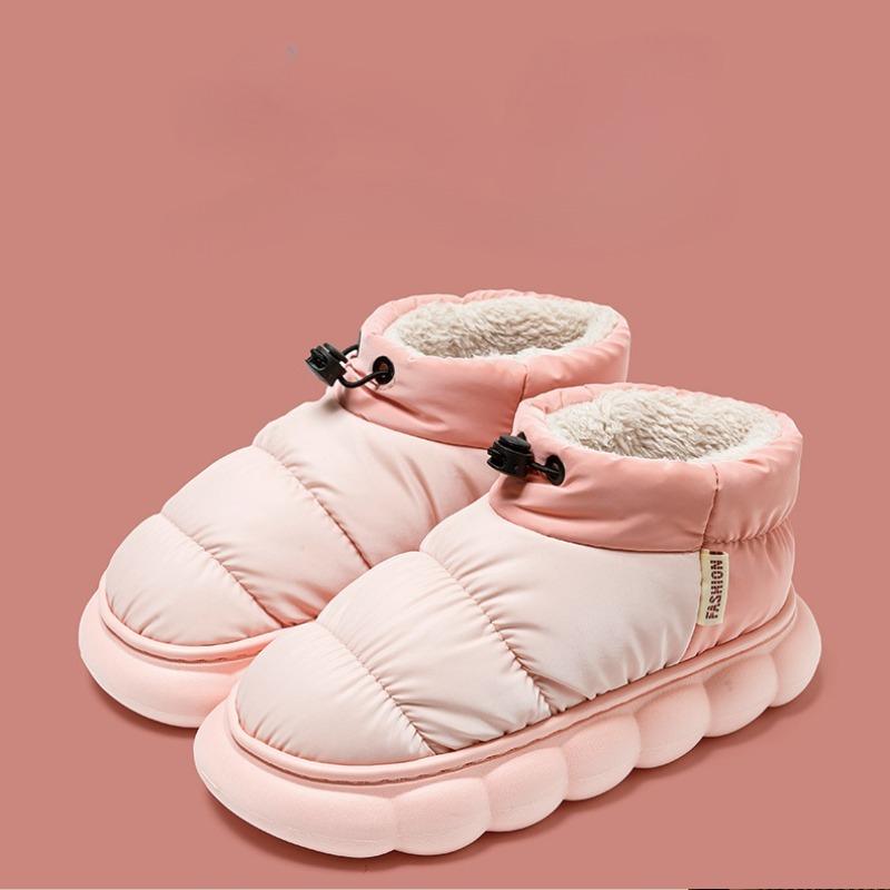 Winter Boots for Women Chunky High Heels Ladies Shoes Thick Platform Waterproof Comfortable Soft Warm Fur Female Snow Boot