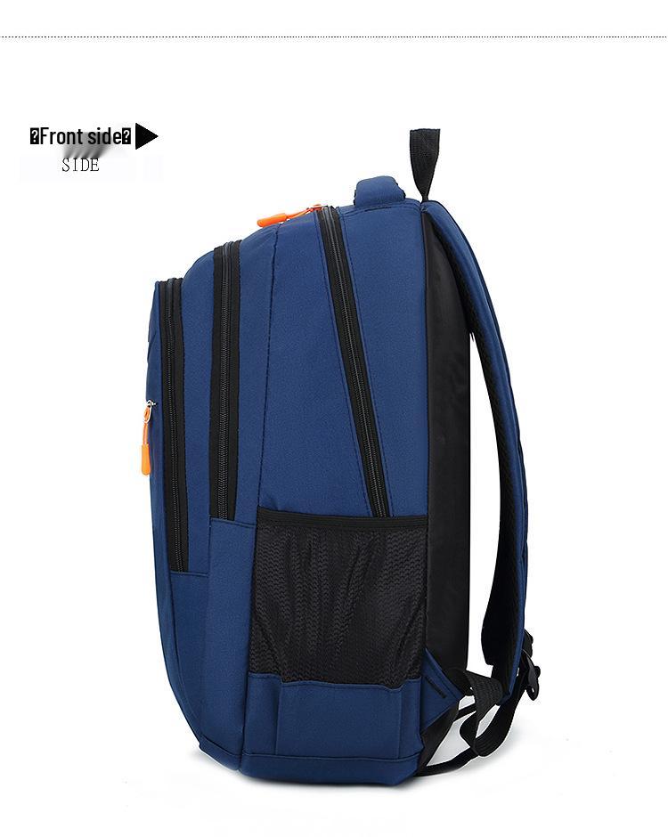 Korean Style Letter Print Casual Backpack - Unisex Water-Resistant Schoolbag & Laptop Bag