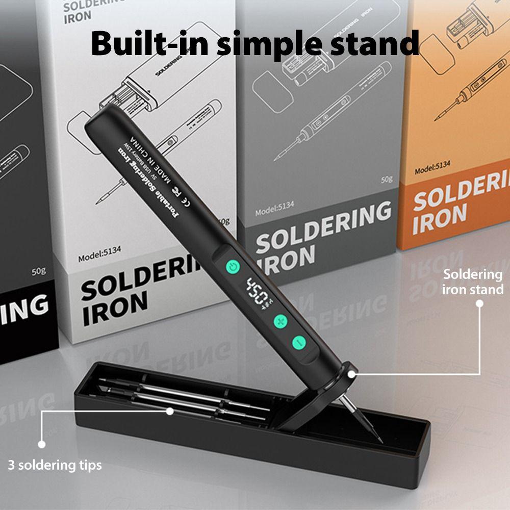 Speed Heating Electric Iron Solder Adjustable Temperature Welding Tool Kit Pen Electronics Repair