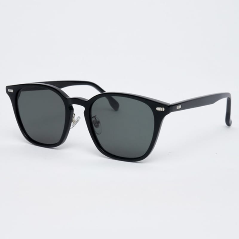 Aloeyewear [ALOXROUNZ] ARA1301 C1 0909 Acetate Black Sunglasses