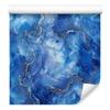 Wallpaper Ink Blue and Azure, Soft Forms 50x1000