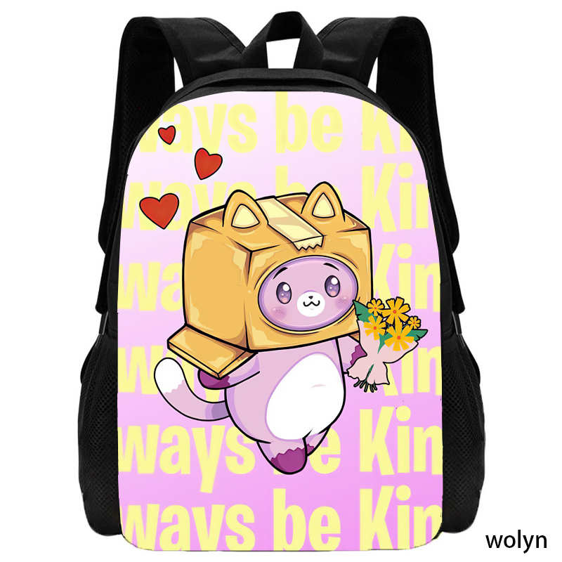 LankyBox Rucksack Schultaschen für Mädchen Jungen ,Cartoon Kinderrucksack für die Schule ,Leichtgewichtige Anime Spiel Kindertaschen, Bestes Geschenk