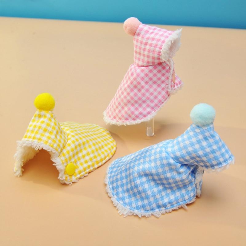 Capa Xadrez de Pássaro Moda Roupas de Inverno para Papagaios e Capas Respiráveis para Uso Diário e Várias Ocasiões