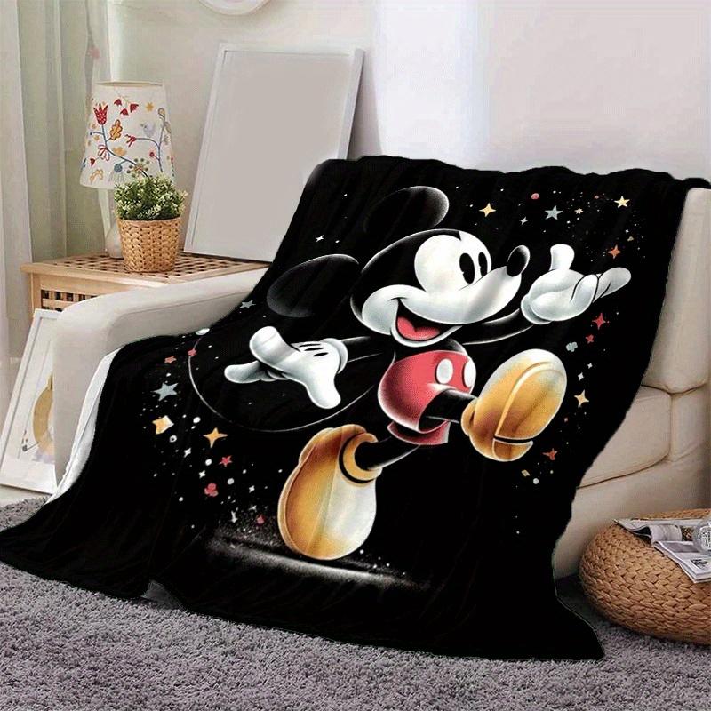 1pc Mickey Printing Blanket - Soft, All-Season Throw for Living Room, Bedroom,Personalized Gift with Adorable Cartoon Design