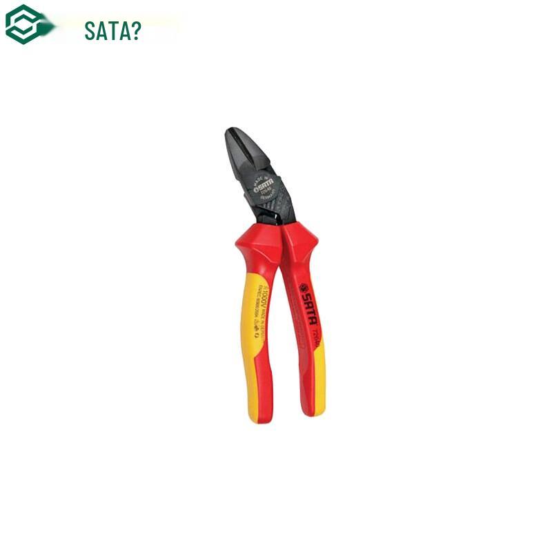 SATA G-Series VDE Insulated Diagonal Pliers 7 inch