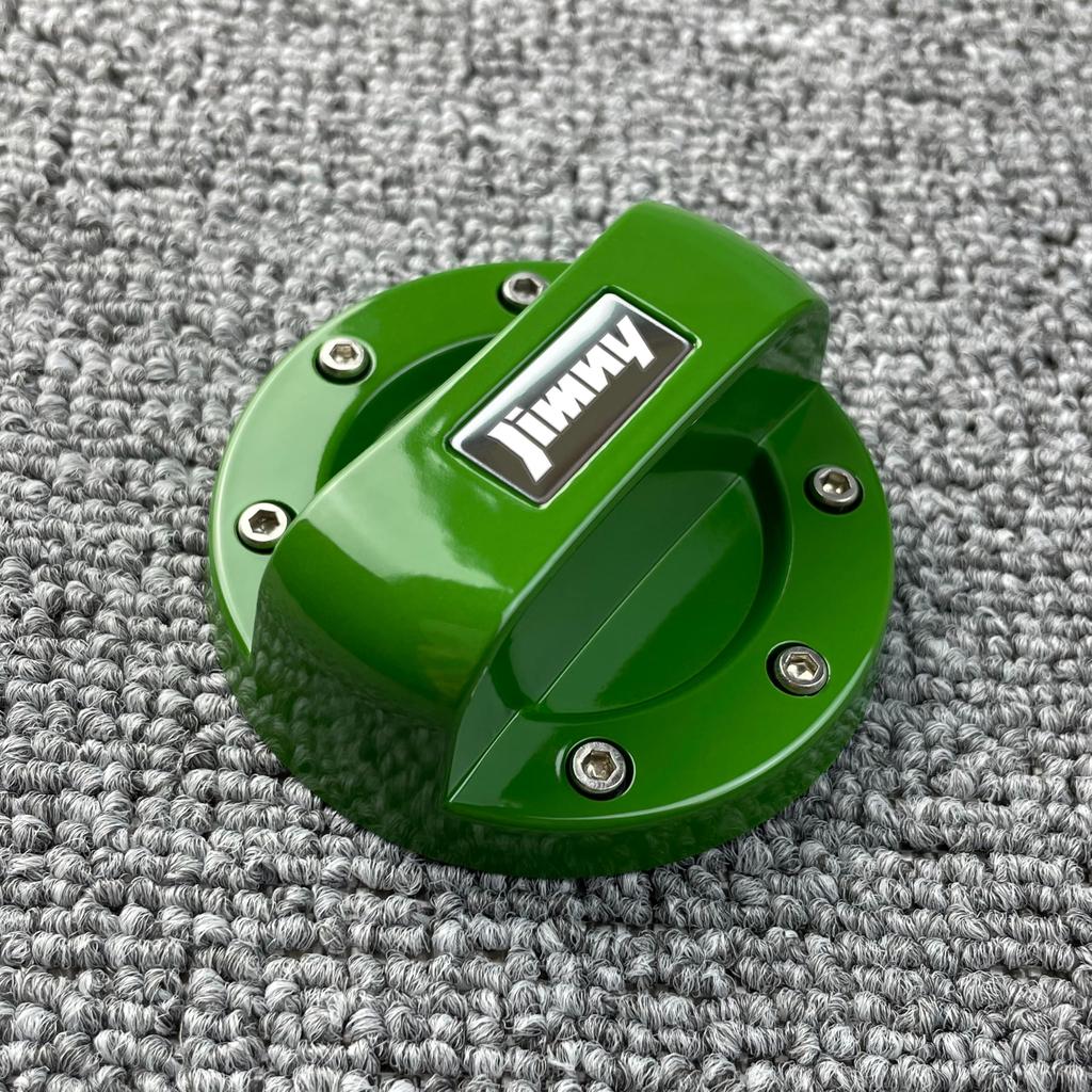 JLMFC Rare Handmade Jimny Gas Filler Cap Cover (Green) [Used]