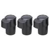 Saxophone End Cap Alto Saxophone End Plug Black Universal Plastic Sax End Plug Cap Replacement for Alto Saxophone Sax