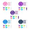 Beads Embroidery Tool Set Polylactic Acid Round Tray for Fast Sifting Multiple Use In Handcraft