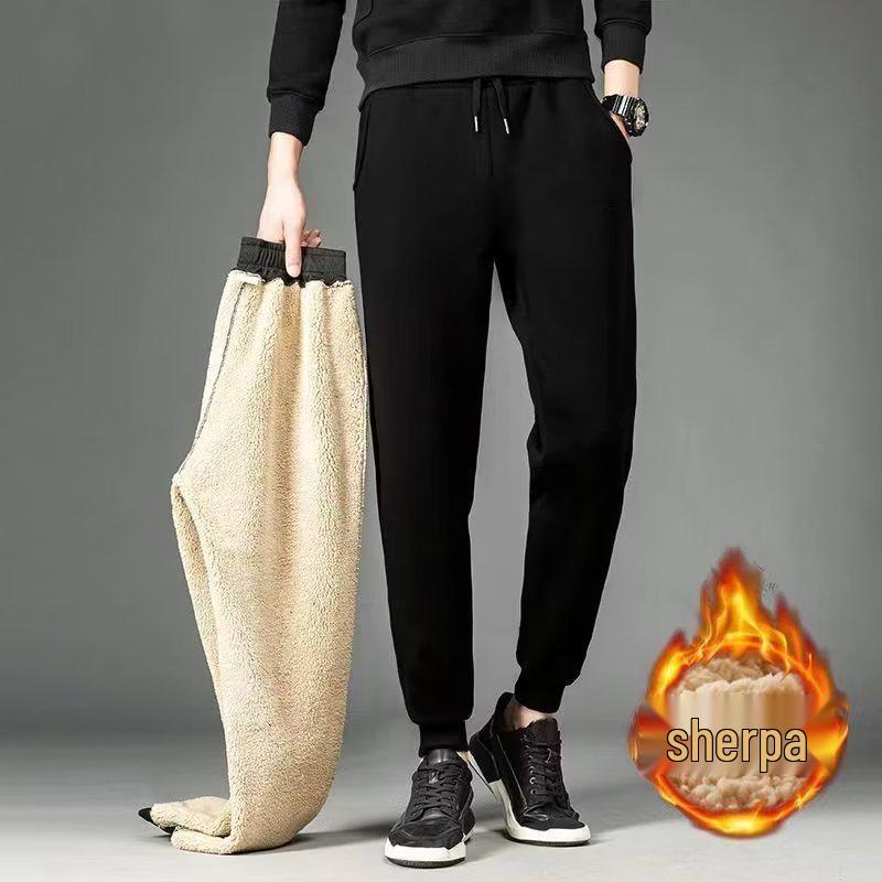 Men s Lamb Wool Fleece-Lined Crewneck Sweatshirt – Thick, Durable, Warm Pullover Base Layer. XL