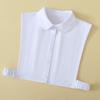 M - XXL Fake Collar Women Detachable Collars Lapel Shirt White False Collar Half Shirt Female Women Accessories Neck Decor