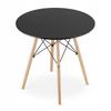 JUST HOME Scandinavian round table 60cm black