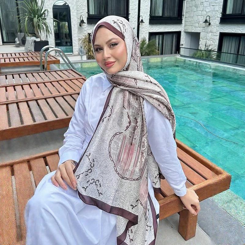 Luxury  Shawl Bohemian Style Cashew Print Scarf Shawl Hijab Scarf Female Foulard Soft Turban Head Wraps