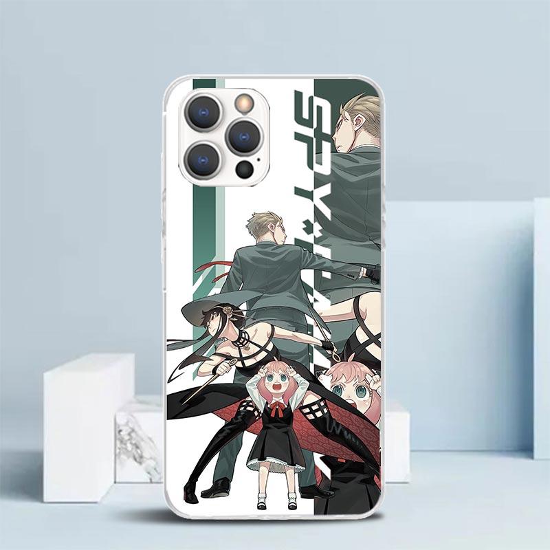 Anime Spy Family Anya Phone Case For IPhone 16 17 Air 16E 15 14 Plus 13 Mini 12 11 Pro Max 7 8 + SE 2020 Soft TPU Back Cover 16