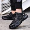 Últimos sapatos de trabalho com fivela rotativa, tênis à prova de furos, calçados de proteção de segurança, calçados masculinos, botas indestrutíveis